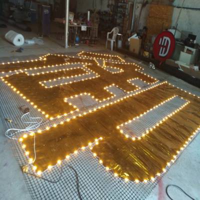 增城市楼盘广告字与地产制作安装 技术与品质的双重保障